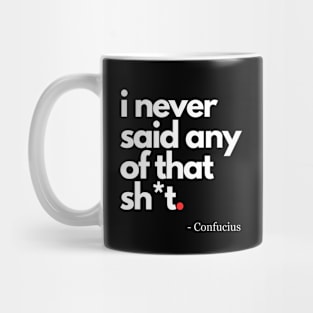 Confucious Mug